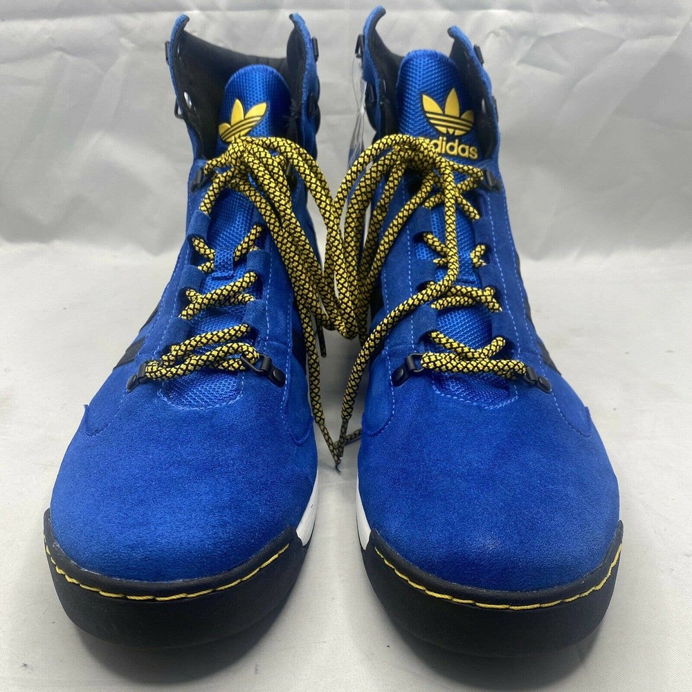 DS Adidas Originals Fourteener Sneaker Boots Blue G50575 Mens Sz 12.5/ EU 46.5 - Picture 4 of 9